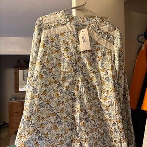 Floral Long Sleeve Blouse